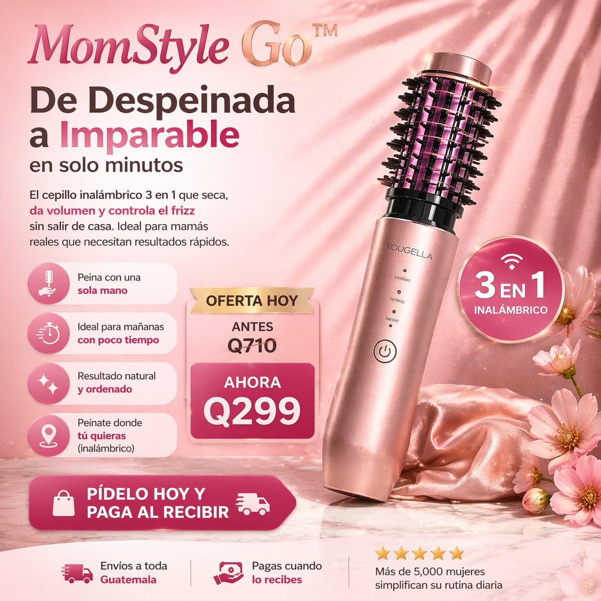 MomStyle Go™ - De Despeinada a Imparable en solo minutos ⌚ para mamás reales 💖