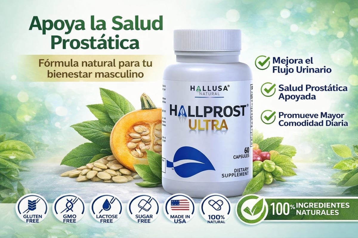 HALLPROST ULTRA™ – SUPLEMENTO NATURAL PARA LA SALUD PROSTÁTICA + ENVÍO GRATIS 🎁