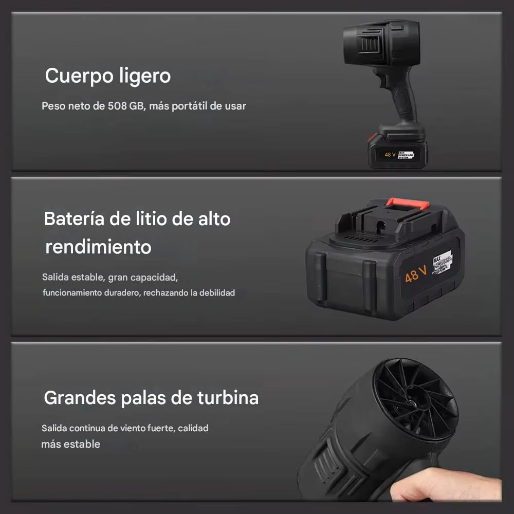 Soplador Turbo Profesional 48V