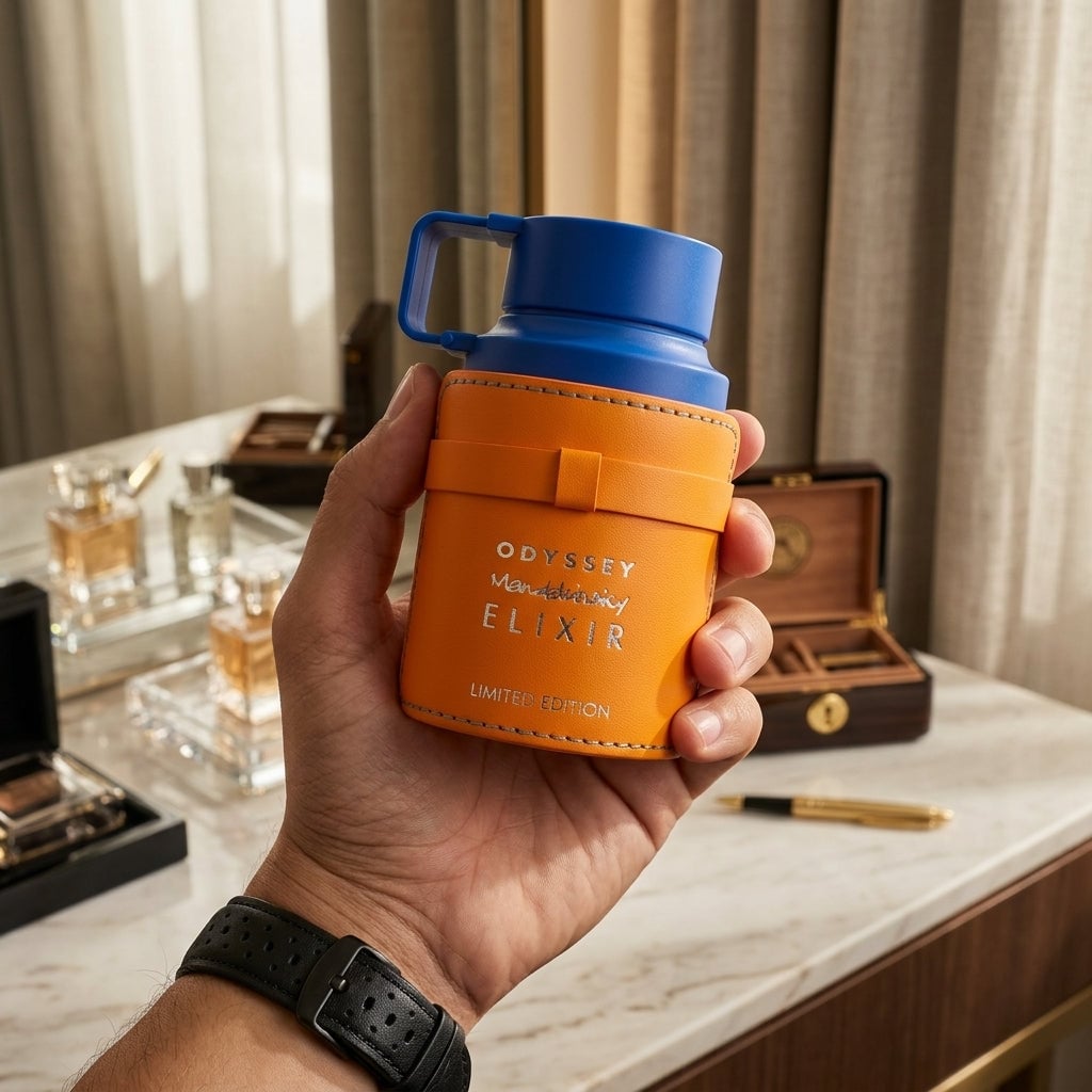 Mandarin Sky Elixir For Men  Fragancia fresca, dulce y sofisticada