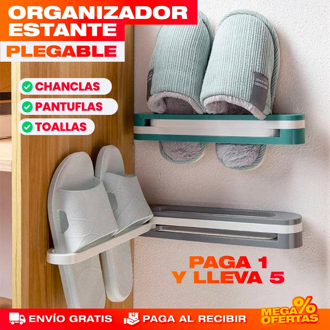 SET X5 SOPORTE PLEGABLE DE CHANCLAS 3 EN 1