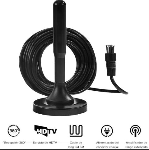 Antena de TV Digital Ultra HD | Canales Gratis