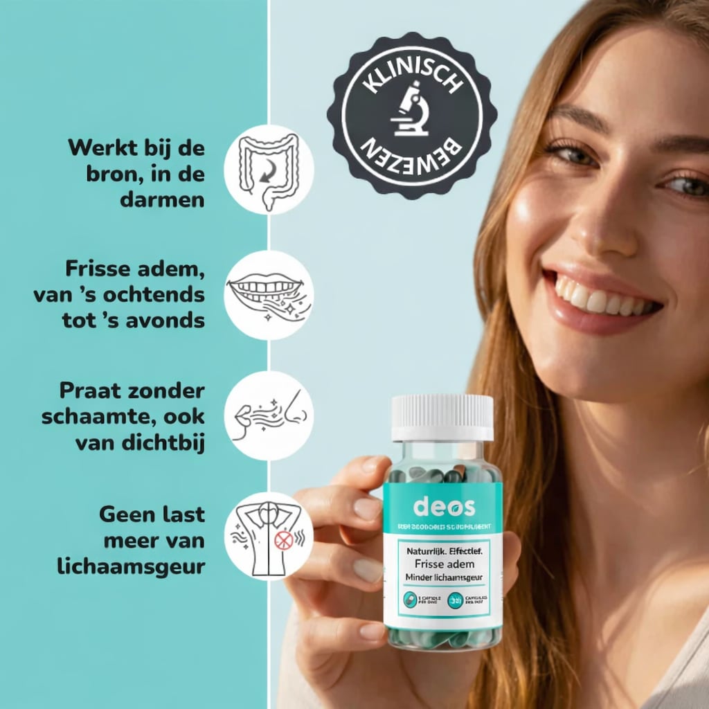 🌱 DEOS Desodorante 100% Natural – Control de Olores desde tu Interior + ENVIO GRATIS 🎁