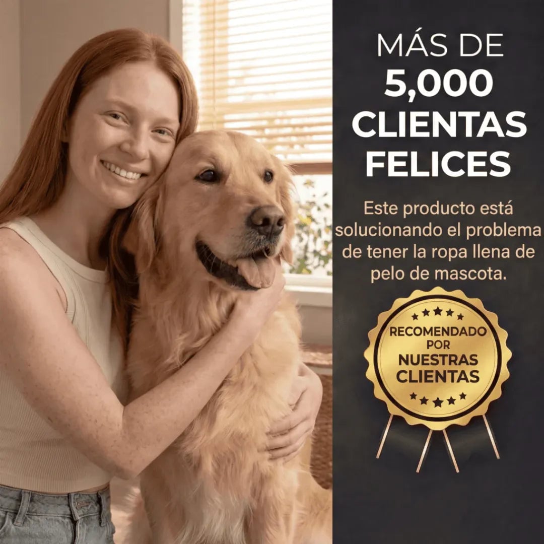 Guante Quita Pelusas- Cuida y limpia a tu mascota sin estrés