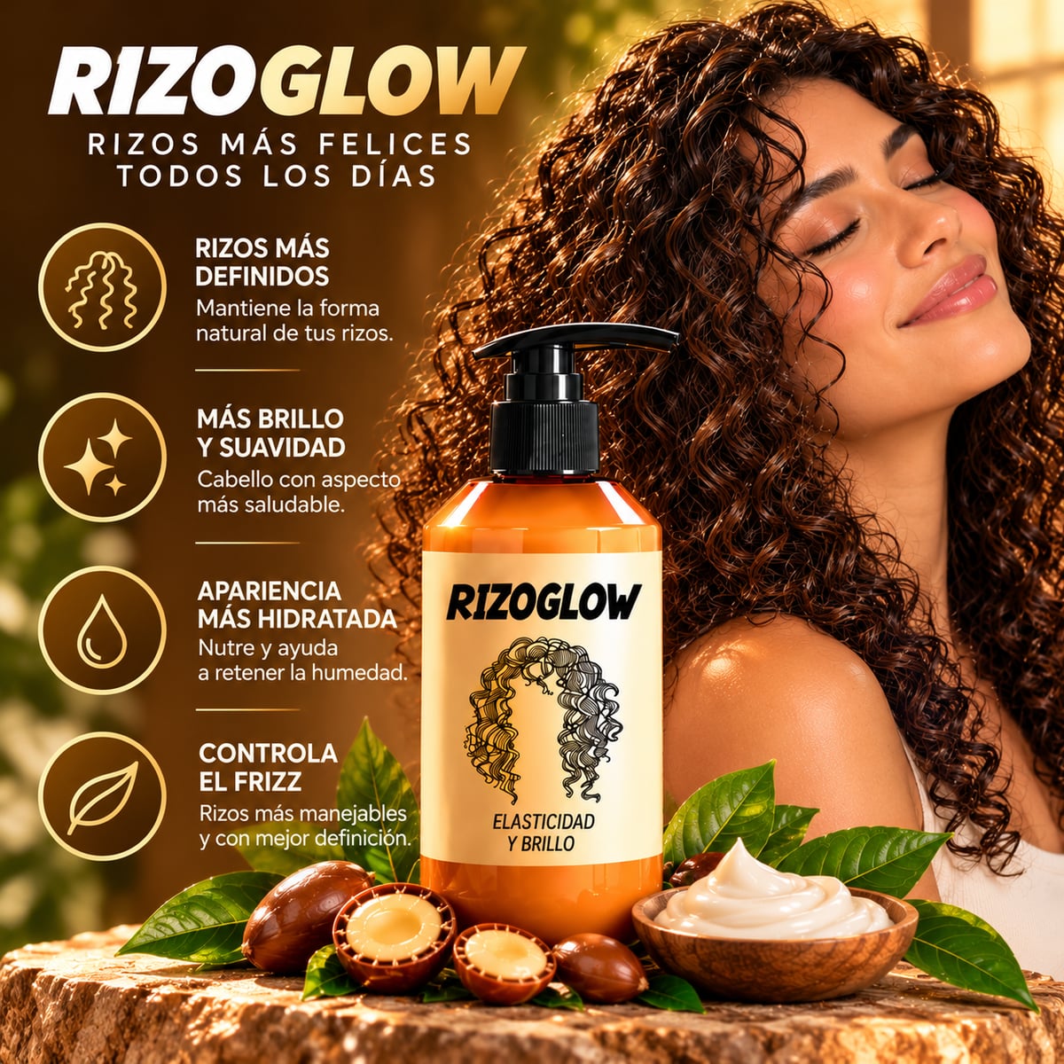 RizoGlow™ - Recupera la definición de tus rizos sin pasar horas arreglándolos + Regalo 🎁 + Envío gratis