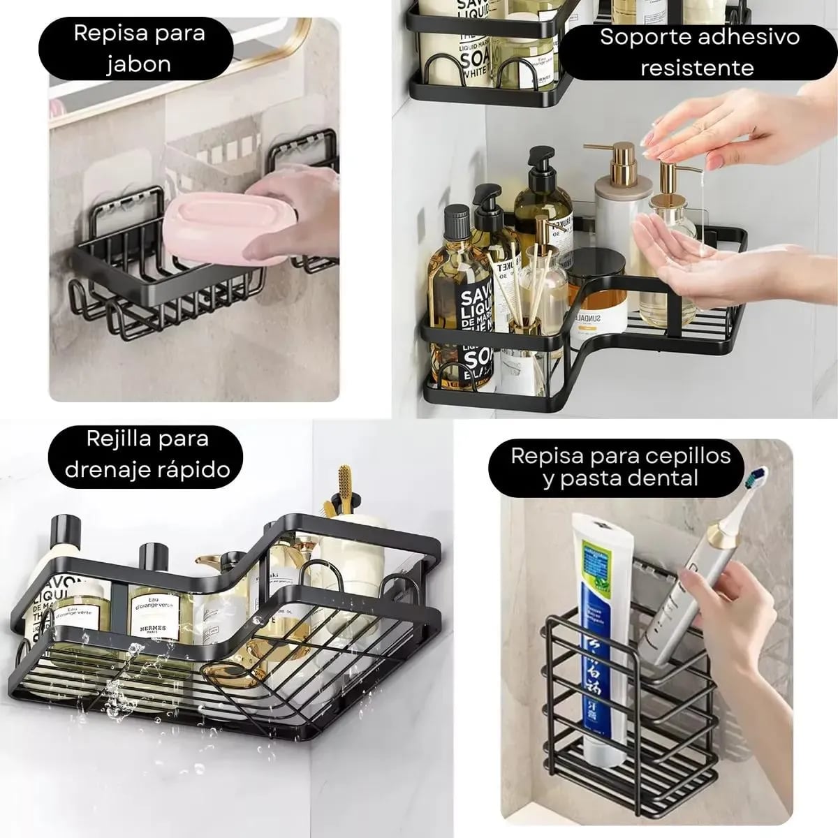 🧼 ¡DILE ADIÓS AL DESORDEN EN TU BAÑO! - ORGANIZADOR DE BAÑO + ENVIO GRATIS 🚚