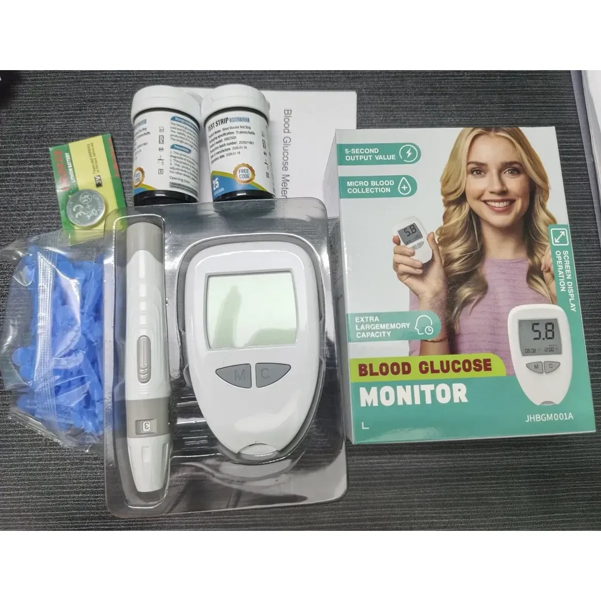 CONTROLA TUS NIVELES DE AZÚCAR SIN SALIR DE CASA - Medidor de Glucosa + ENVÍO GRATIS