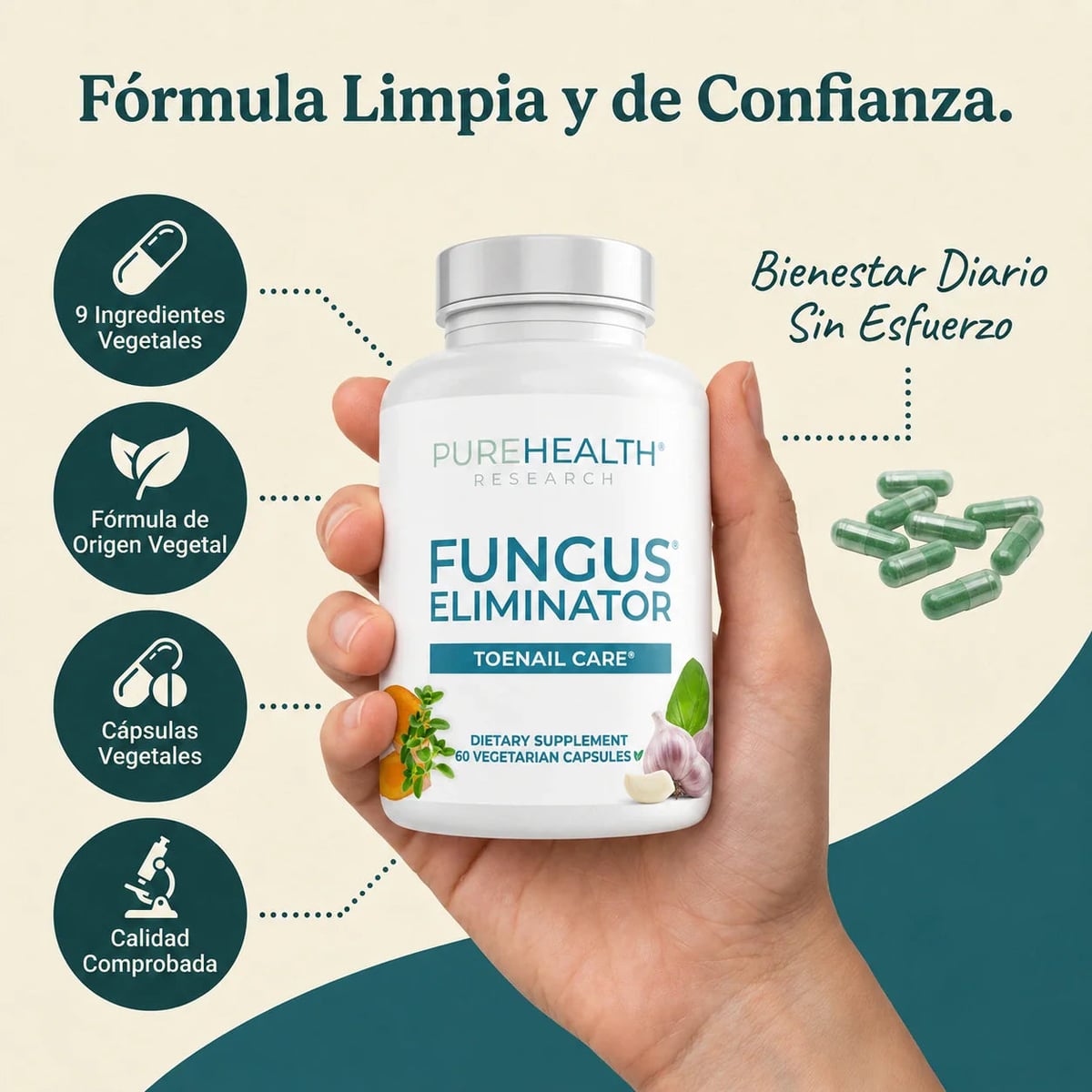 Sana Uña Plus™ — Adiós al Hongo en 30 Días