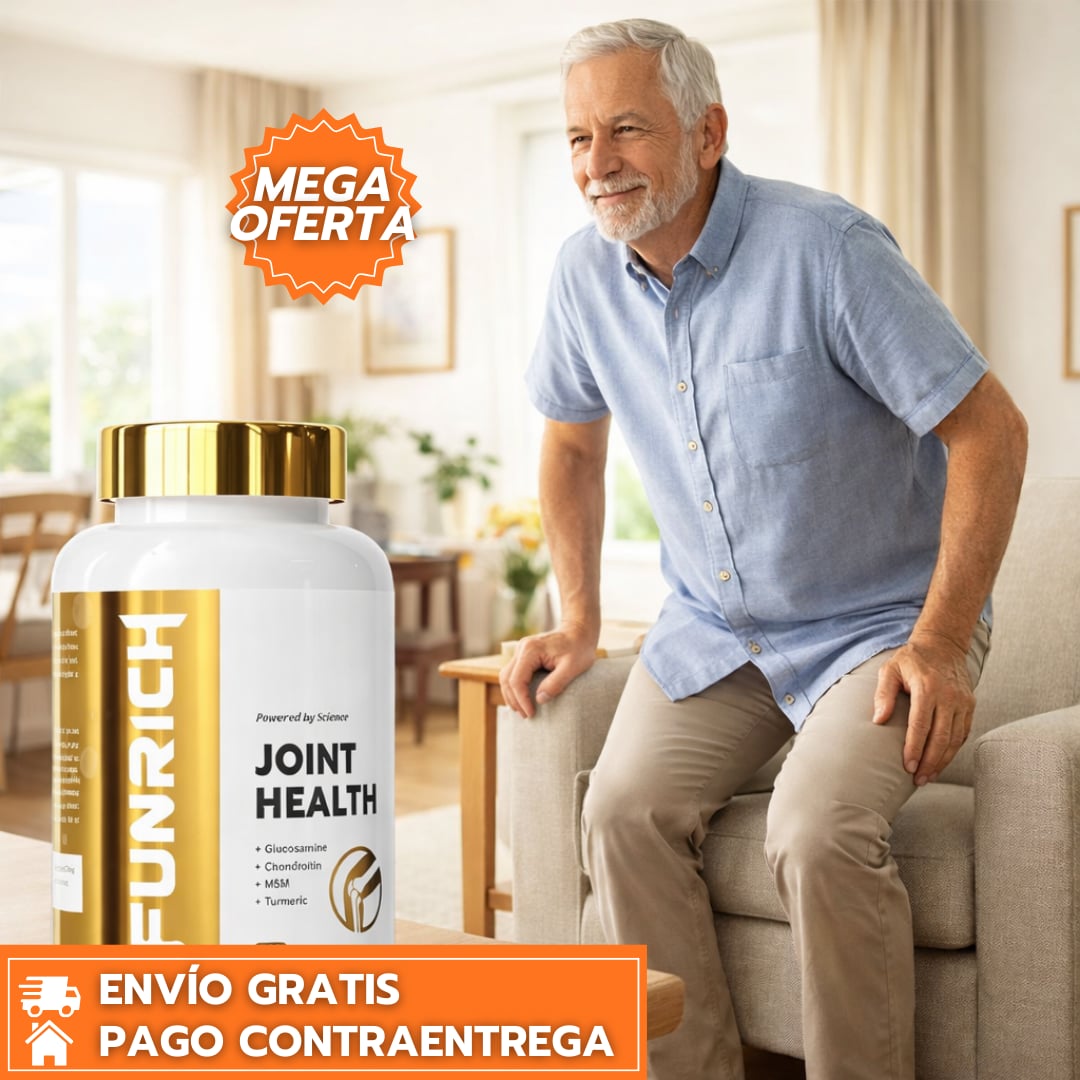 FUNRICH™ JOINT HEALTH: – La Fórmula Definitiva Contra el Dolor, Rigidez y Desgaste Articular