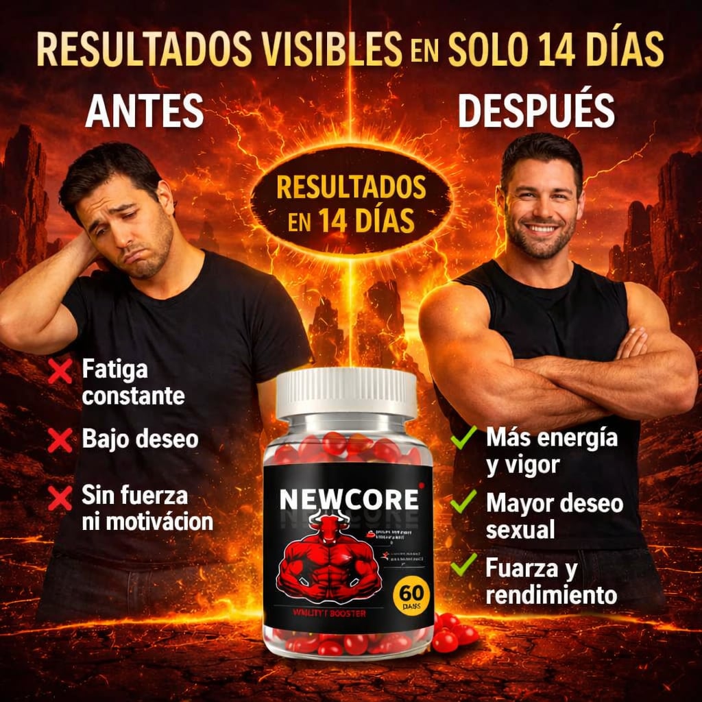 ⚡🔥 NEWCORE MAX VITALITY™ — Gomitas de Energía y Potencia Masculina