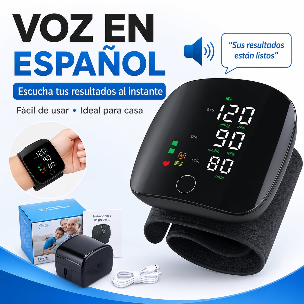 TensiCare Pro™ | Controla tu presión fácilmente desde casa