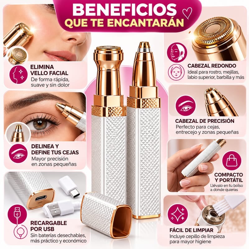 Precision Glow Depilador 2 en 1