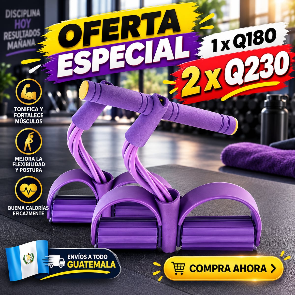 Banda Elastica para ejercicio