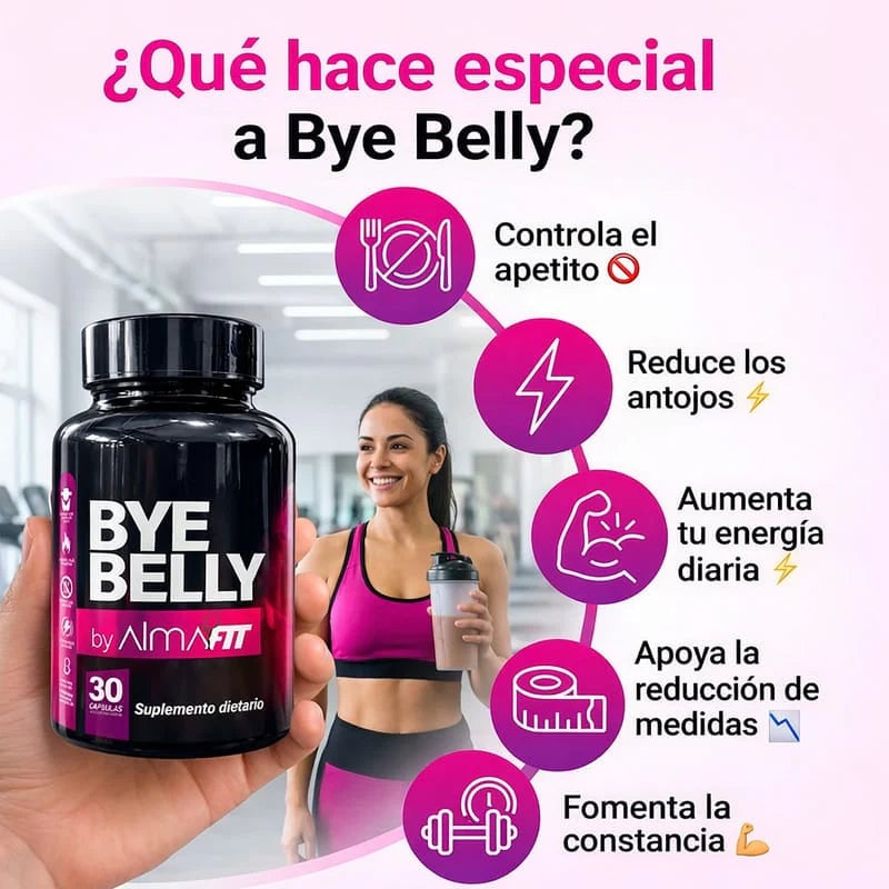 🔥BYE BELLY Suplemento Quemador de Grasa X30 🔥
