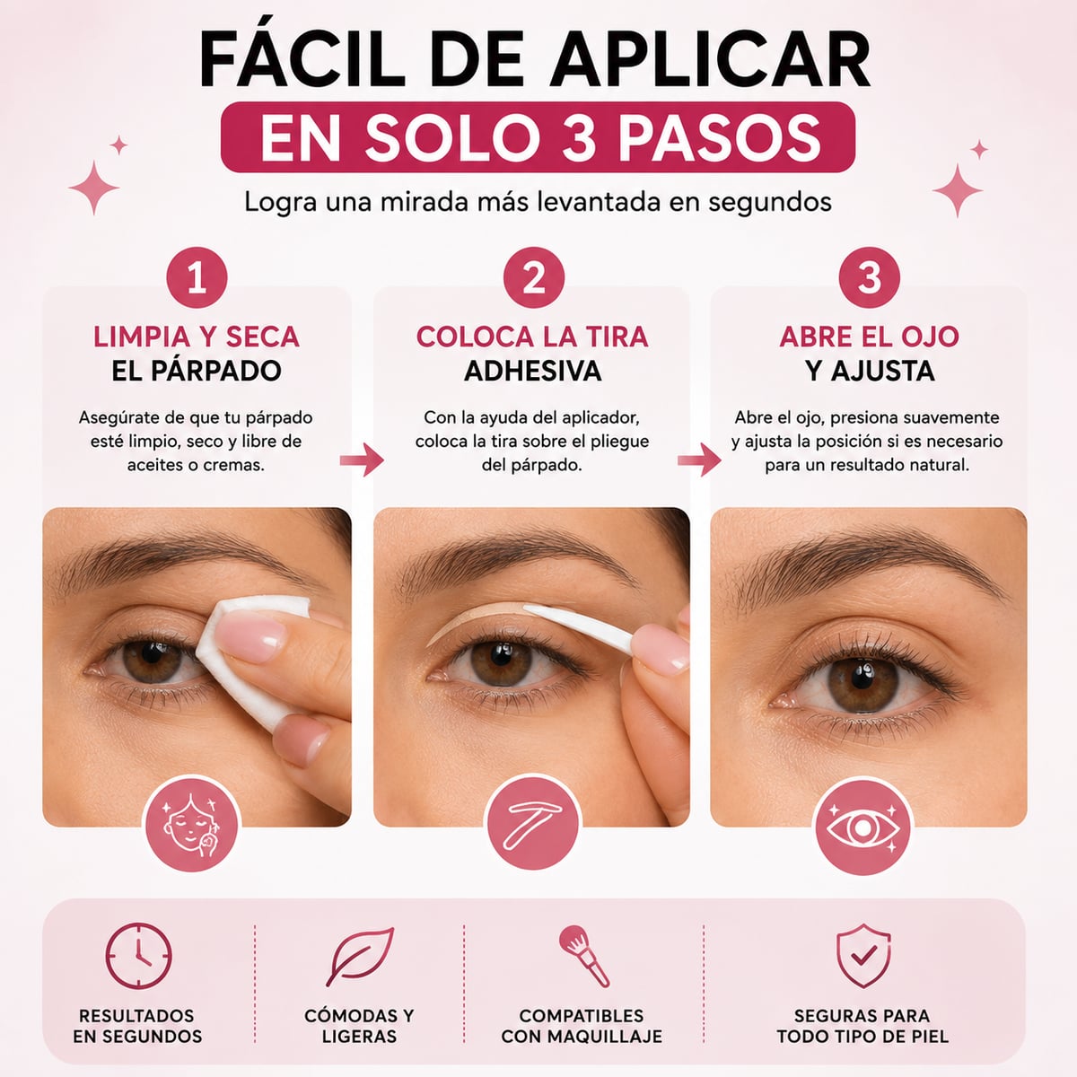 LiftEyes™ Una mirada más abierta en segundos