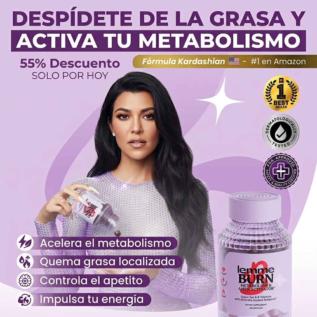 (55% DESCUENTO) Lemme Burn™ | Apoya la Quema de Grasa de Forma Natural