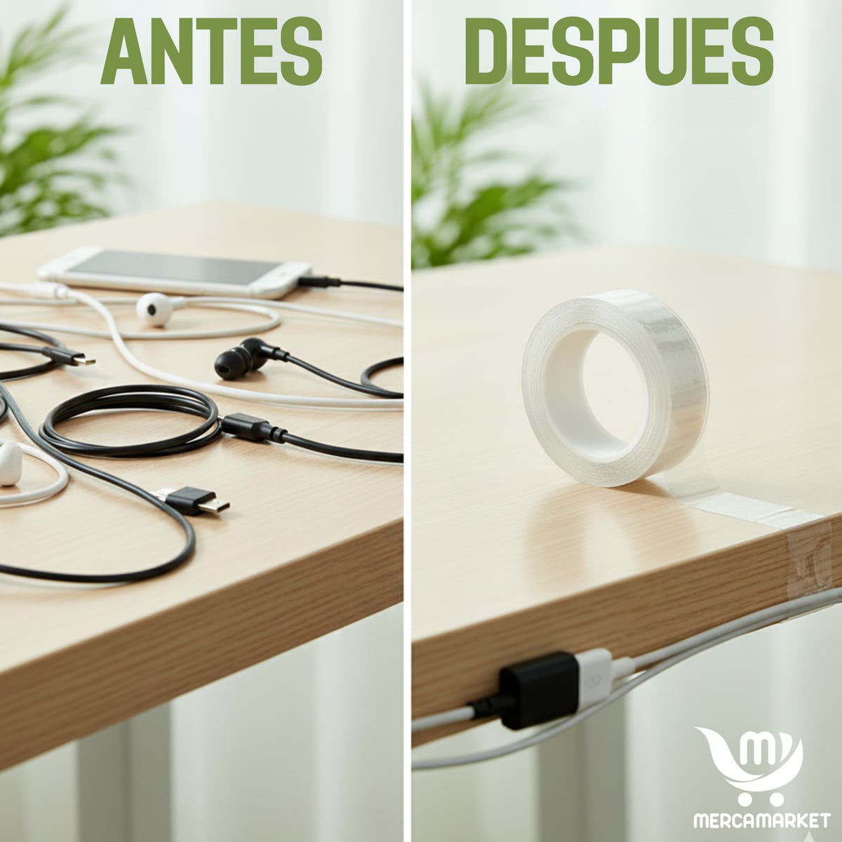 🔥 OFERTA 2x1 Cinta Doble Cara Magica | Fijación Extrema Reutilizable y Lavable