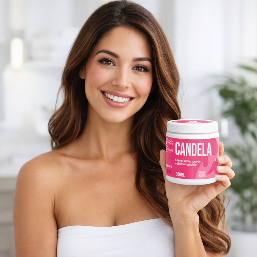 CANDELA Crema Pimienta Rosa | Celulitis | Crema para Glúteos | Eliminador de Celulitis para Piernas | Crema para Estrías - 300 Grs + ENVIO GRATIS