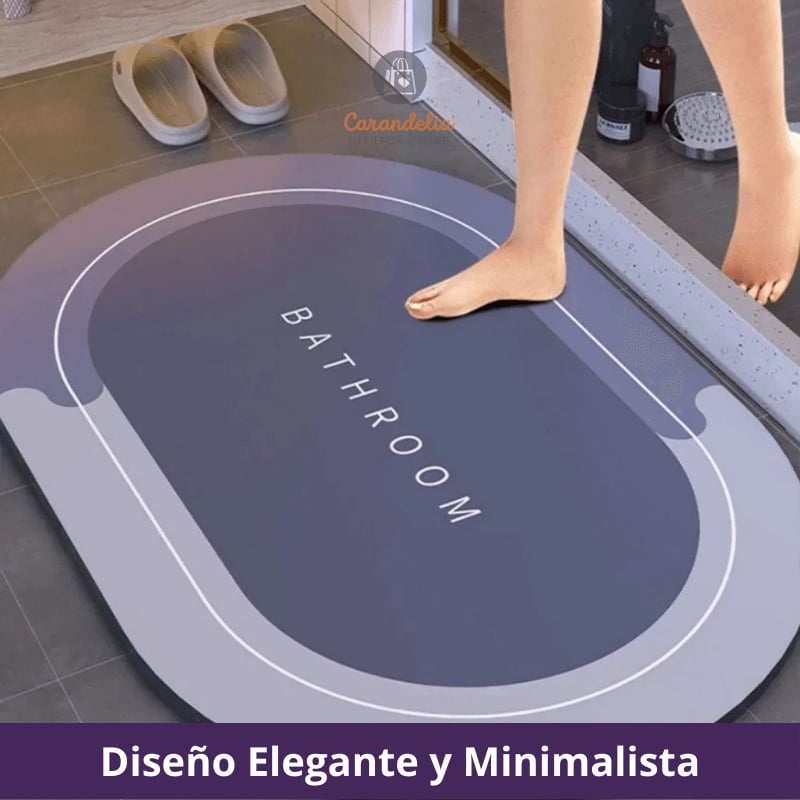Pack de 2 Alfombras de Baño Secado Ultra Rápido + 1 de Regalo - ¡No Más Caídas!