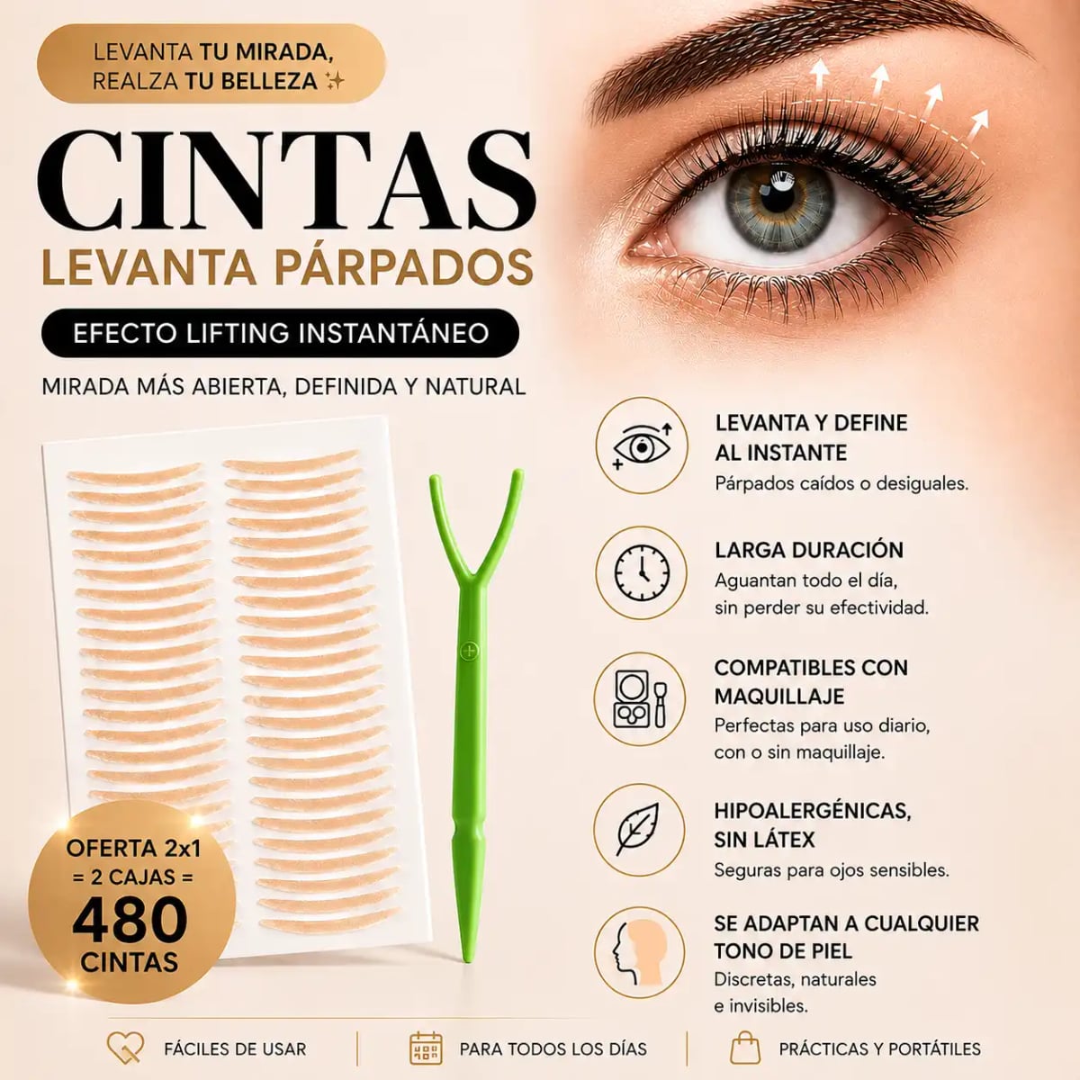 Cintas Lids Design !OFERTA 2X1! 480 CINTAS