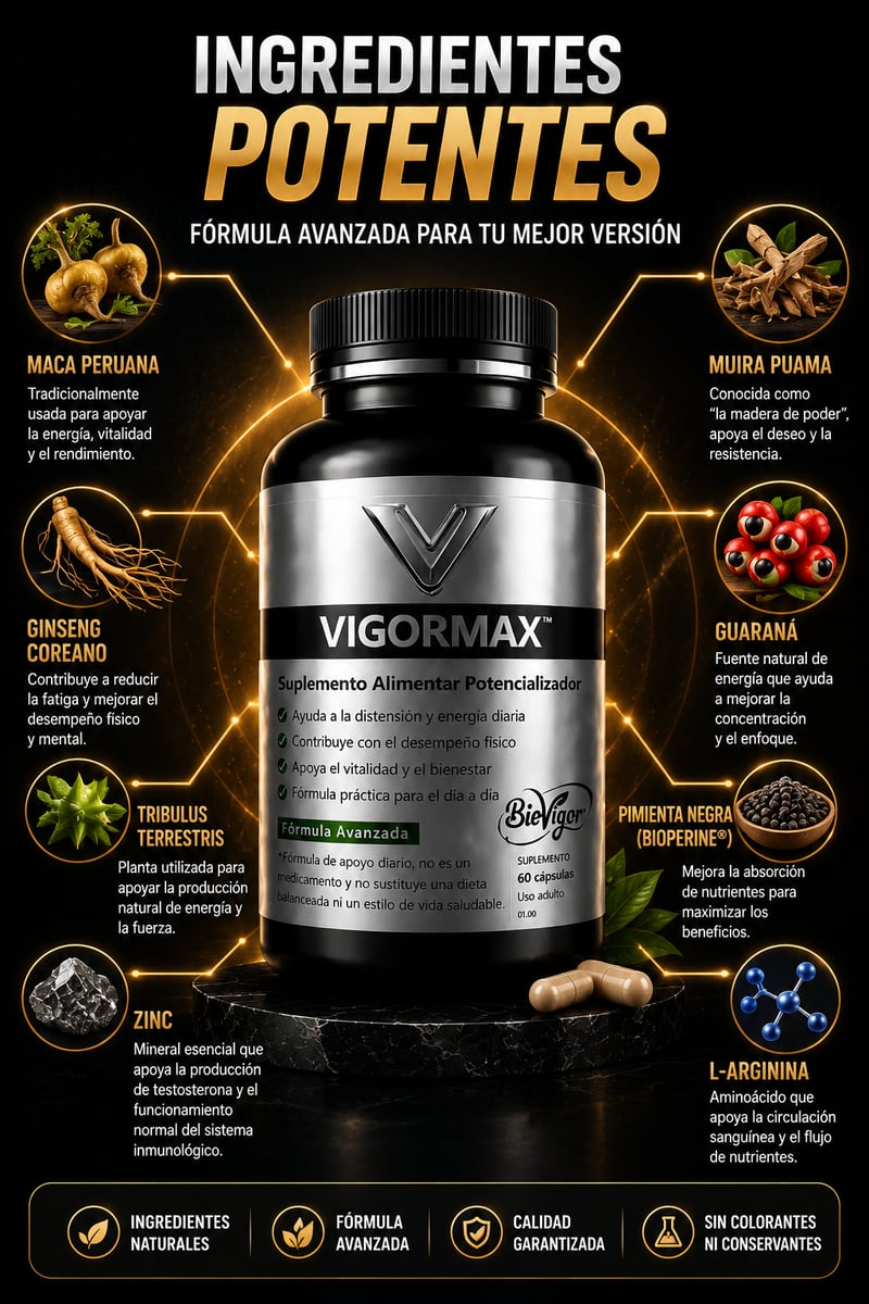 VIGOR MAX- AUMENTA TU POTENCIA