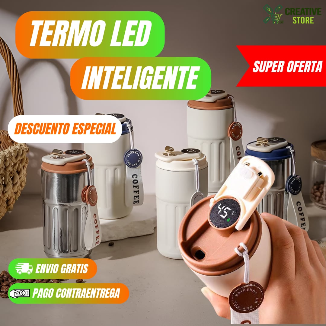 TERMO INTELIGENTE ☕ CON ENVIÓ GRATIS + OBSEQUIO