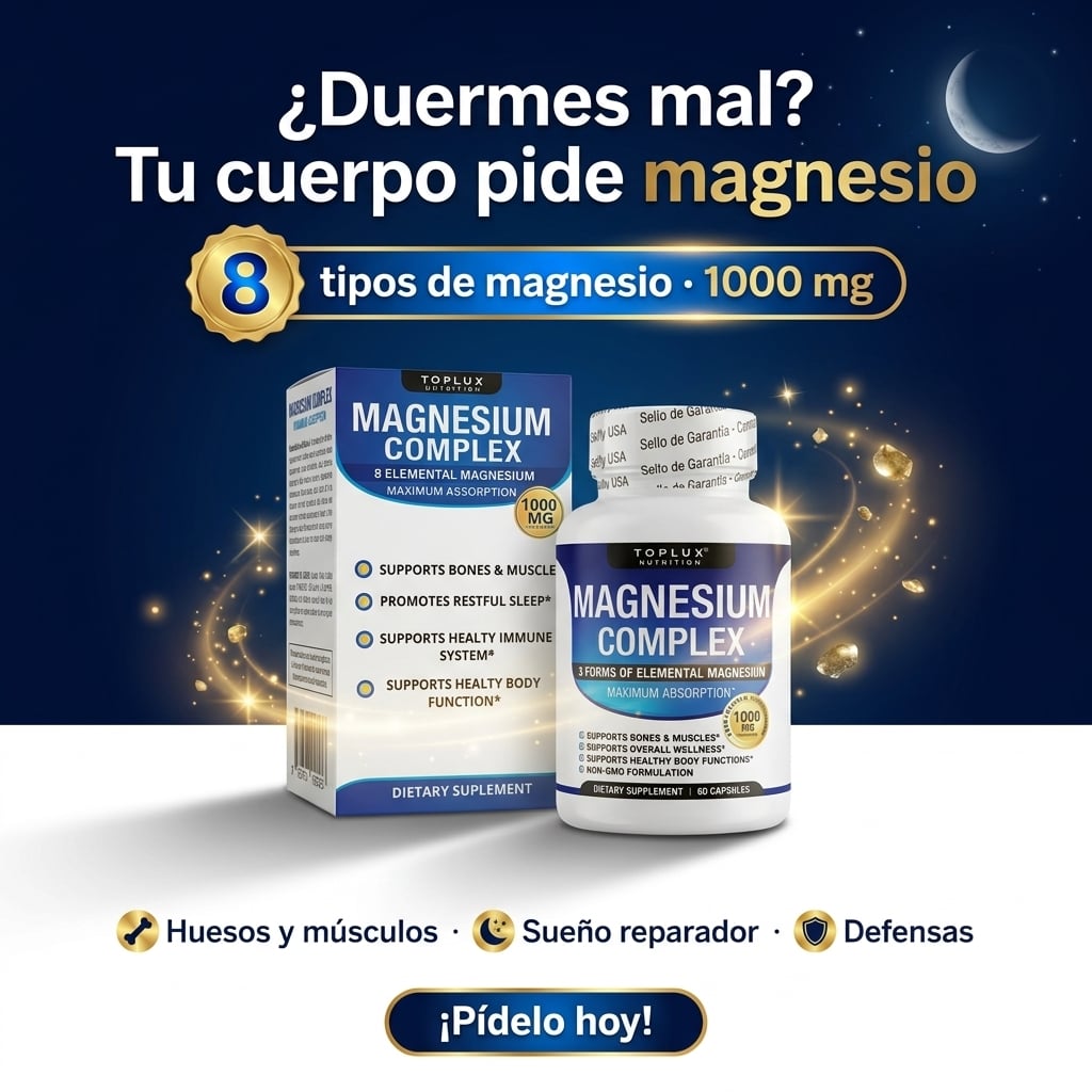 Magnesium Complex TOP ORIGINAL - Energía, descanso y calma en una sola cápsula