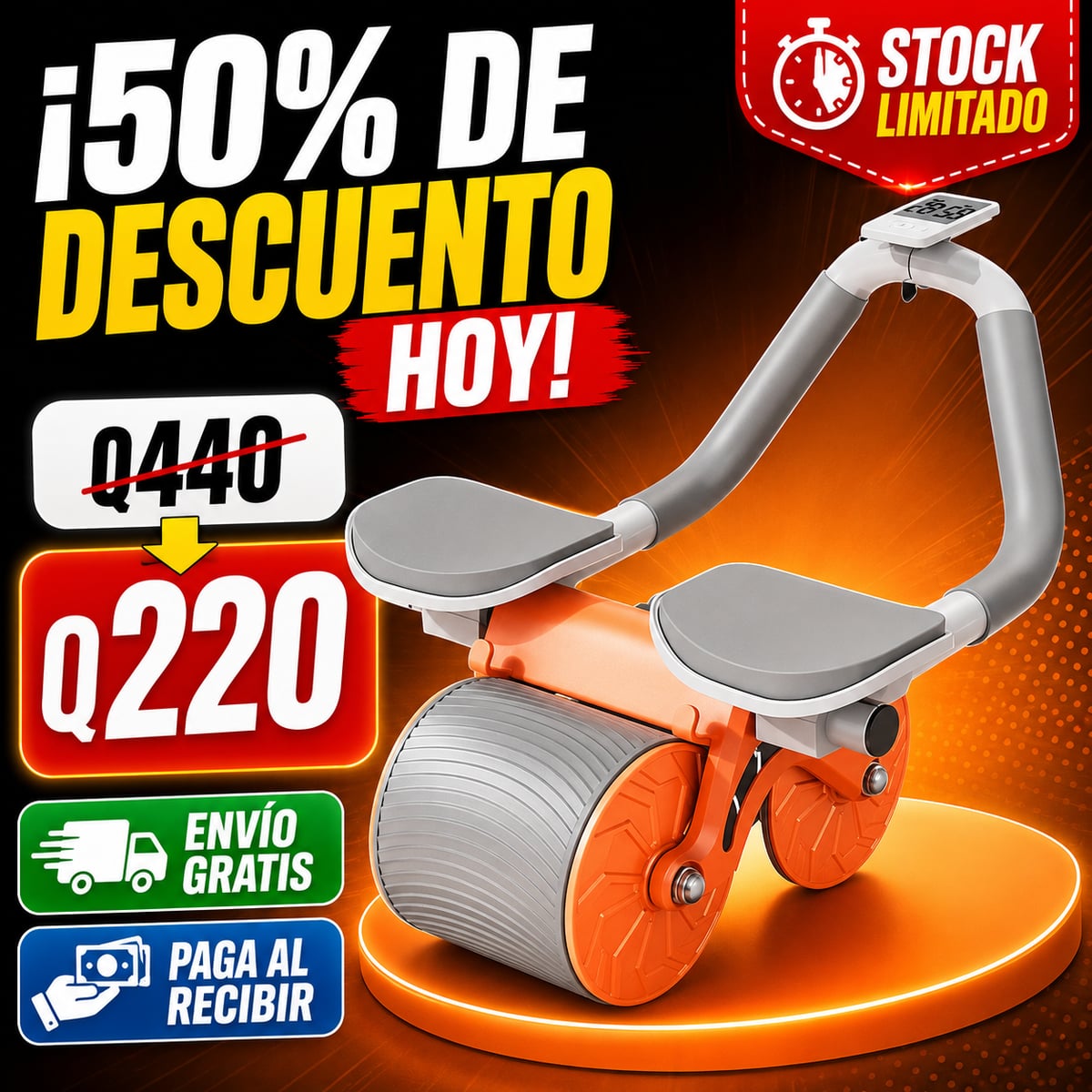 Rueda Abdominal + Envío Gratis