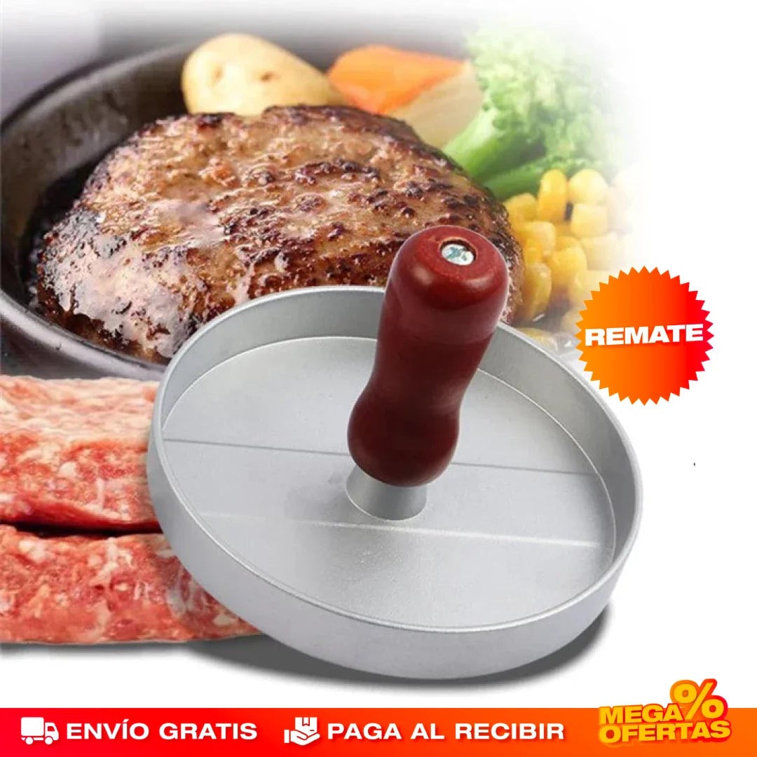 MOLDE MANUAL PARA HAMBURGUESAS