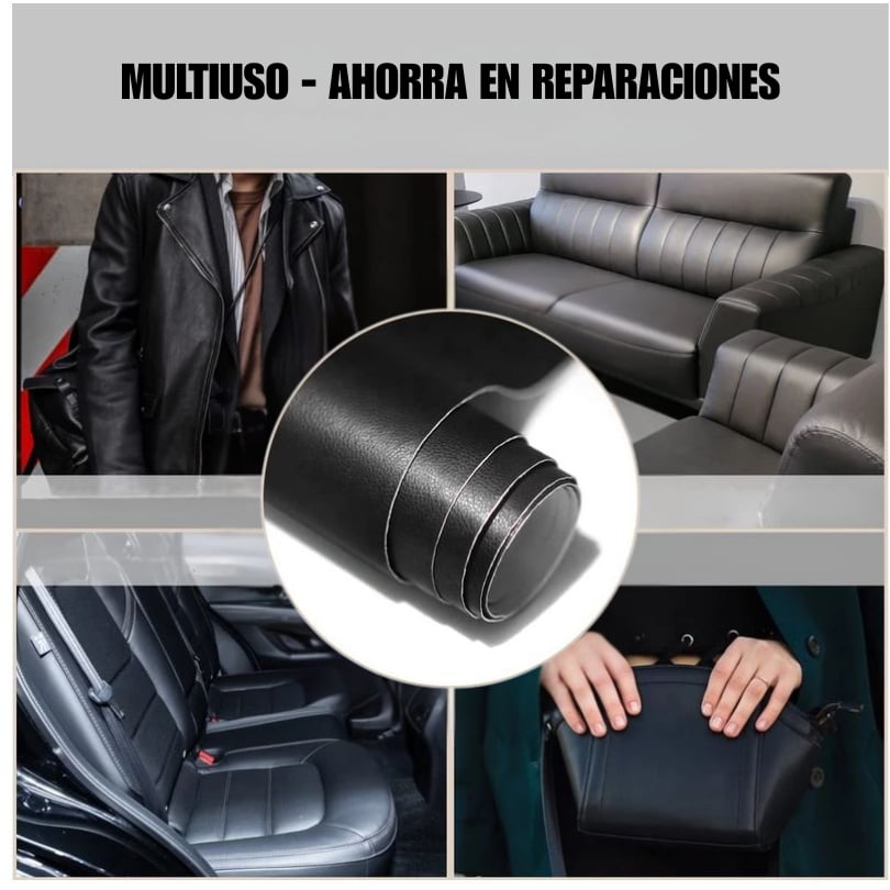 Rollo Adhesivo de Cuero 50x150 (2X1)  – Repara y Protege al instante + ENVIO GRATIS 👉