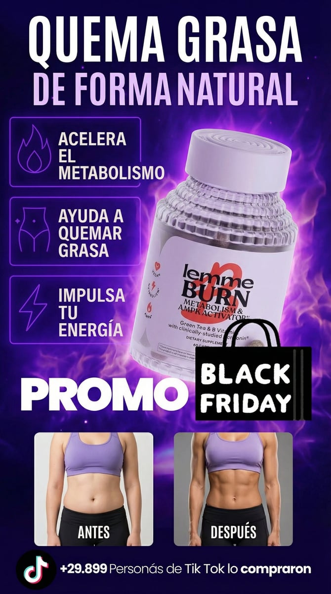 LEMME BURN - Quemador De Grasa+Envio gratis
