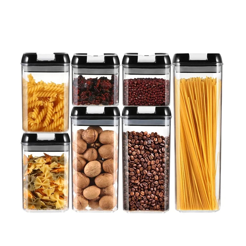 Recipientes Hermeticos De Cocina 7 Und