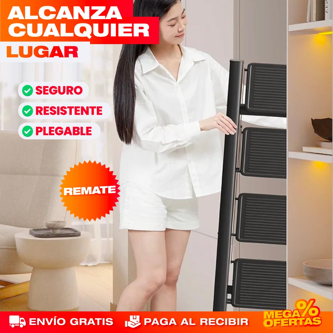 ESCALERA PLEGABLE 4 PASOS