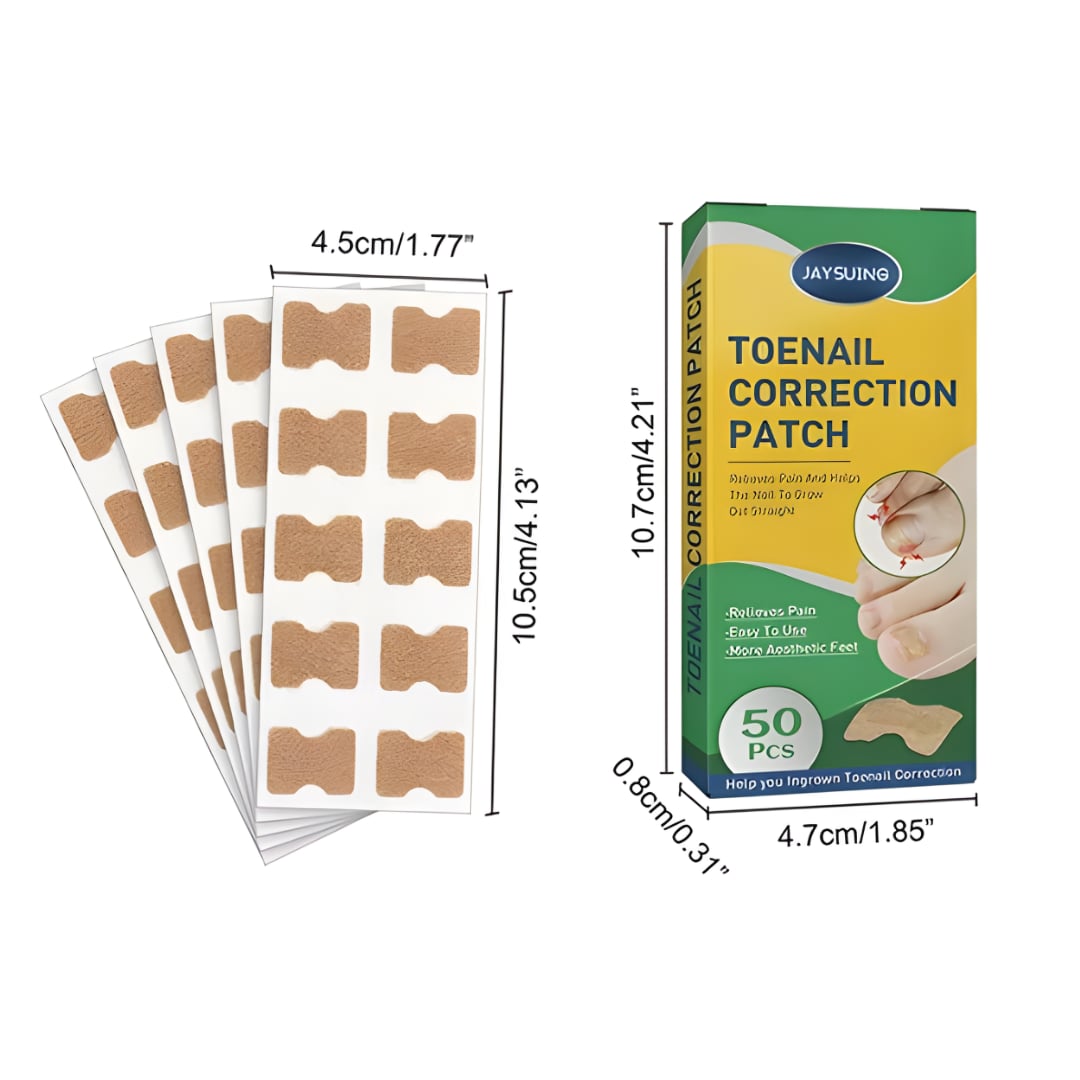 ULTIMAS UNIDADES - PARCHE REPARADOR UÑA – ELIMINA HONGOS, PROTEGE Y RECUPERA UÑAS ENCARNADAS + ENVIO GRATIS