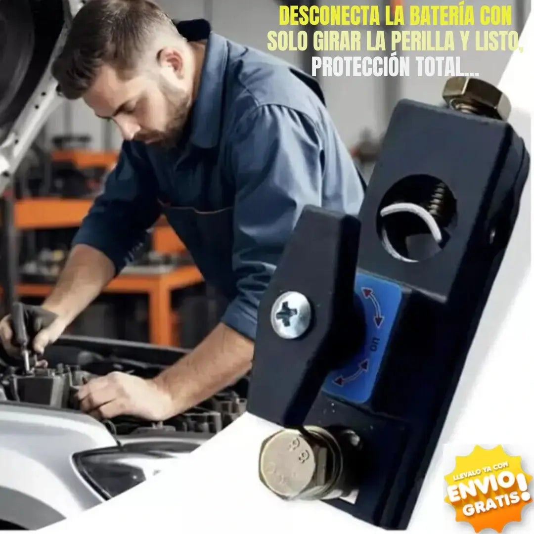 🔥Corta Corriente de Batería para Auto – Protección Antirrobo / ULTIMAS UNIDADES📦