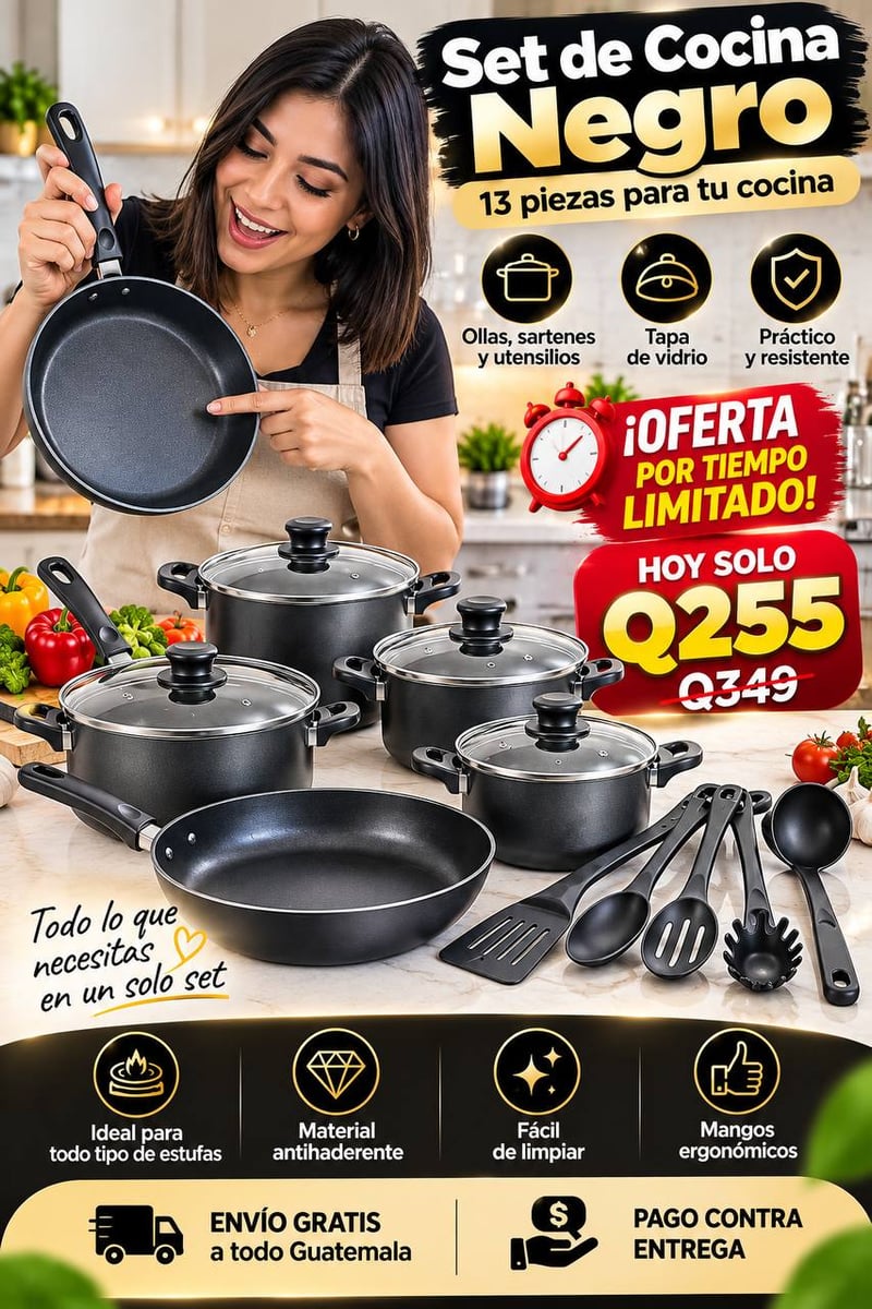 Set de Ollas Antiadherente Premium