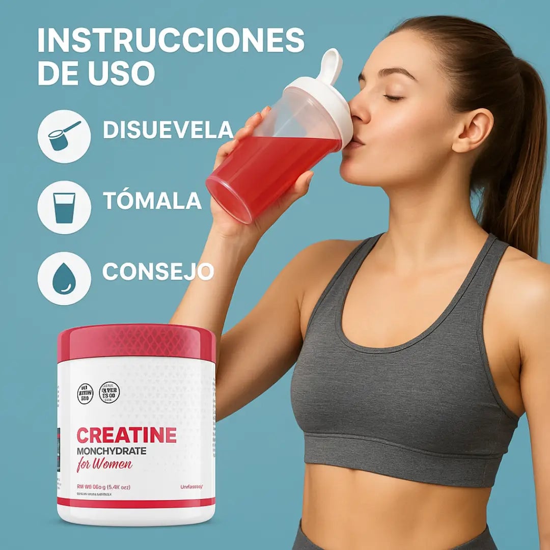 š„ OldSchool⢠š - Creatina Monohydrate for Womenā”