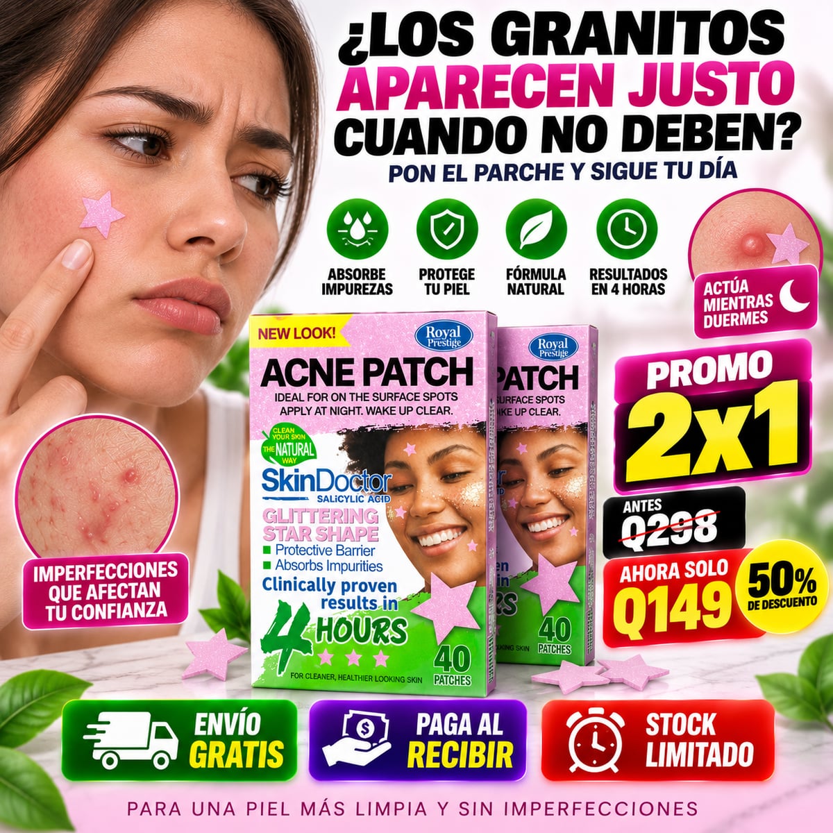⭐💗 ¡ADIÓS A LOS GRANITOS CON SKINDOCTOR!/ ENVIO GRATIS
