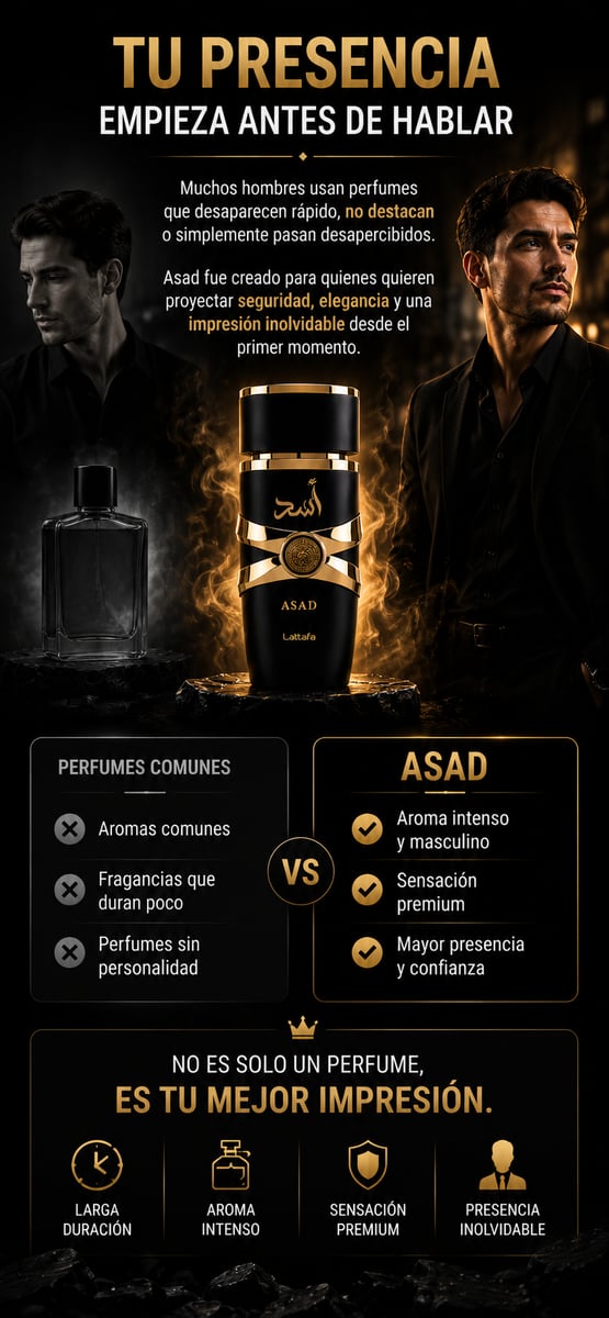 Perfume Asad Lattafa + ENVIO GRATIS