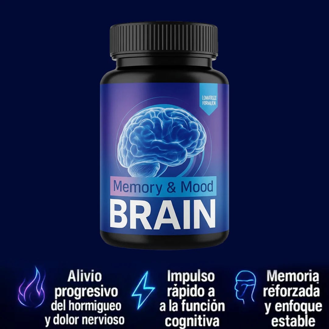 Neuro Brain 60 Caps - Alivio Natural de Neuropatia - Envio Gratis