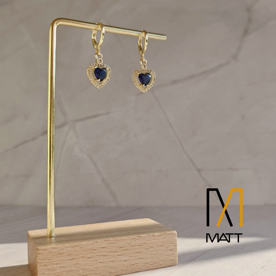 SET PREMIUM CORAZÓN DEL MAR CADENA Y ARITOS