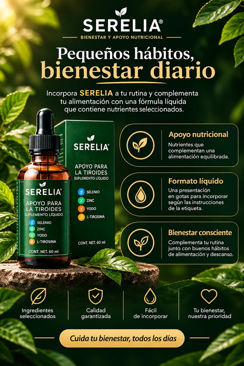 Tu bienestar empieza con SERELIA