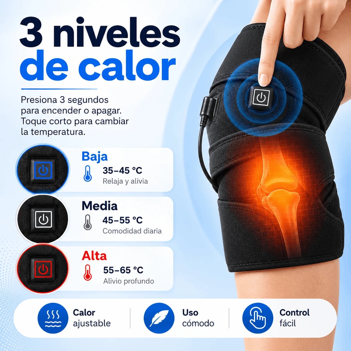 ThermoFlex™ Menos rigidez. Más movimiento. Más libertad.
