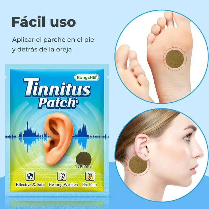 Parches para el tinnitus pack 12 UD - TINICALM™ 2x1