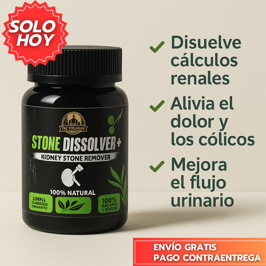 Stone Dissolver™ - Disuelve Cálculos, Alivia Dolor y Mejora el Flujo Urinario