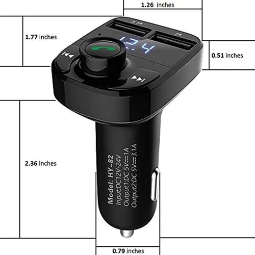 Reproductor Bluetooth Inalámbrico para Automóvil + Envío Gratis