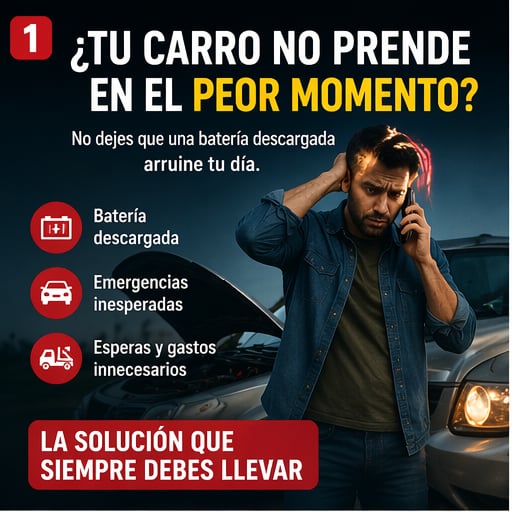 PowerStart GT™ – Arrancador Inteligente para Auto 3 en 1 + Envío gratis 🚚