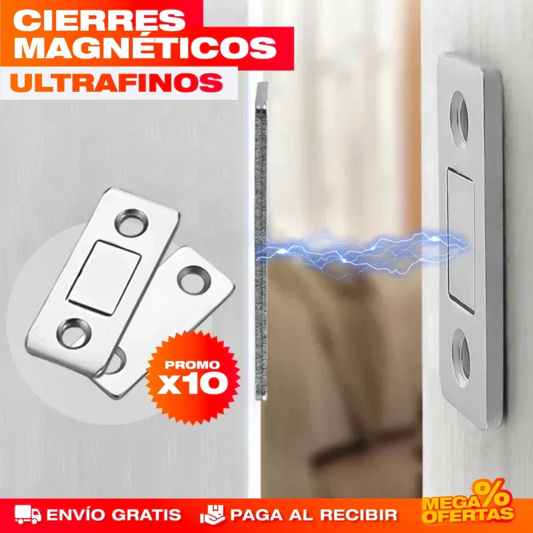 MAGLOCK™ - SET X10 CIERRES MAGNÉTICOS ULTRAFINOS + ENVÍO GRATIS📦