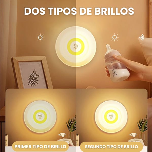LUCES LED INALAMBRICAS X3, SIN INSTALACIÓN, MANDO A DISTANCIA