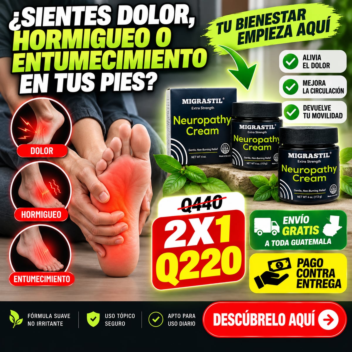 2x1 - Neuropathy™ Migrastil (Para el dolor Nervioso)